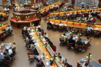 a college library