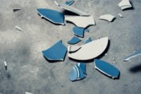 a shattered plate